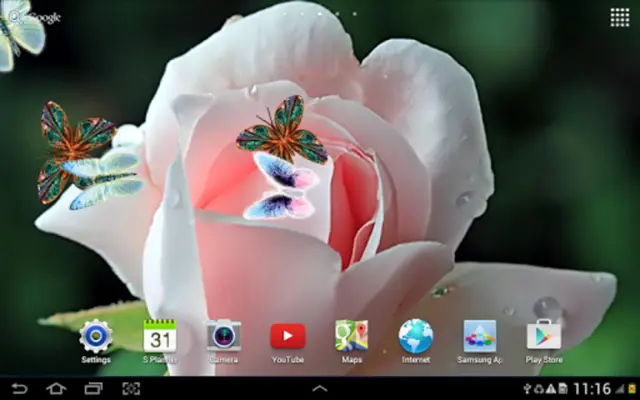 Roses Live Wallpaper android App screenshot 0